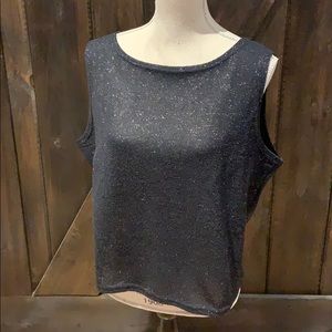 Beautiful sparkly black sleeveless top
